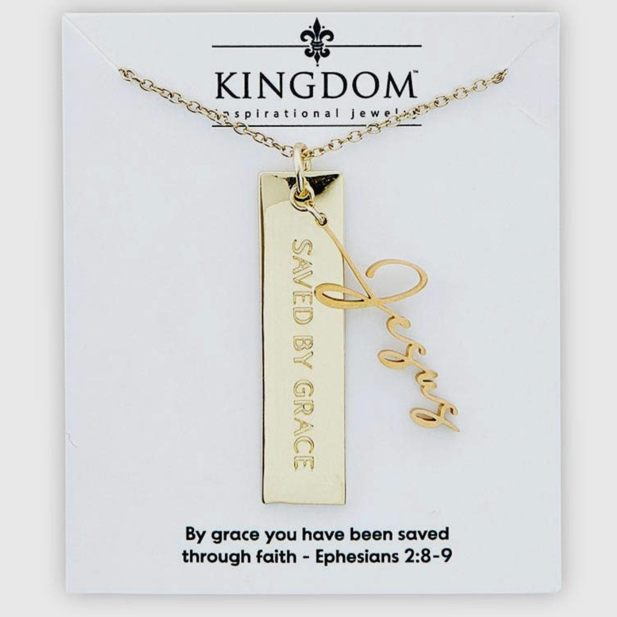 Jesus Name Plate Necklace