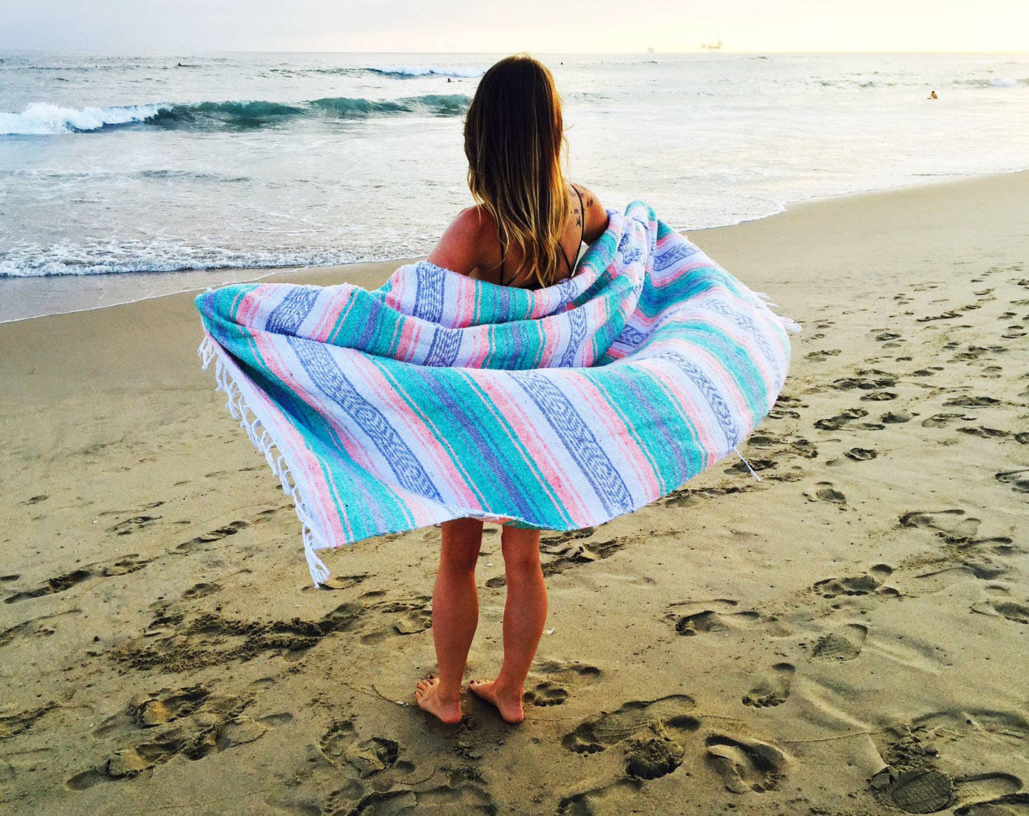 Pastel Mexican Blankets