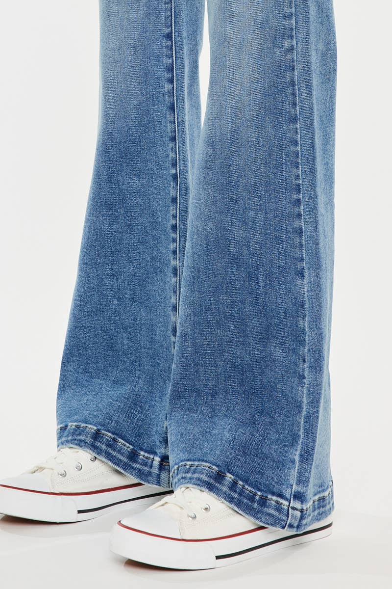 KanCan High Rise Wide Leg Flare Jeans