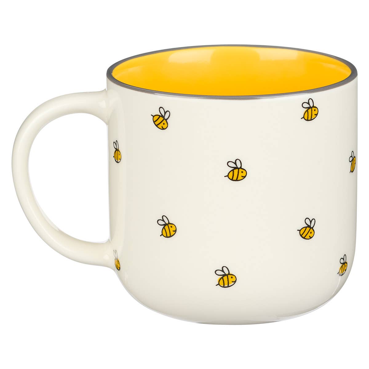 Bees Kind Words Prov. 16:24 Yellow Mug