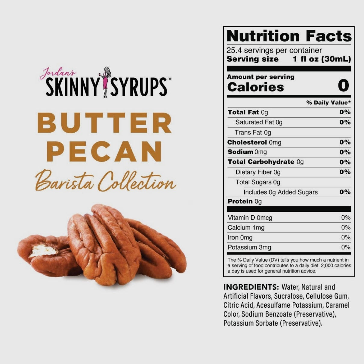 Sugar Free Butter Pecan Syrup