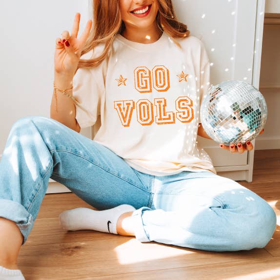 Go Vols Ivory Comfort Colors T-Shirt