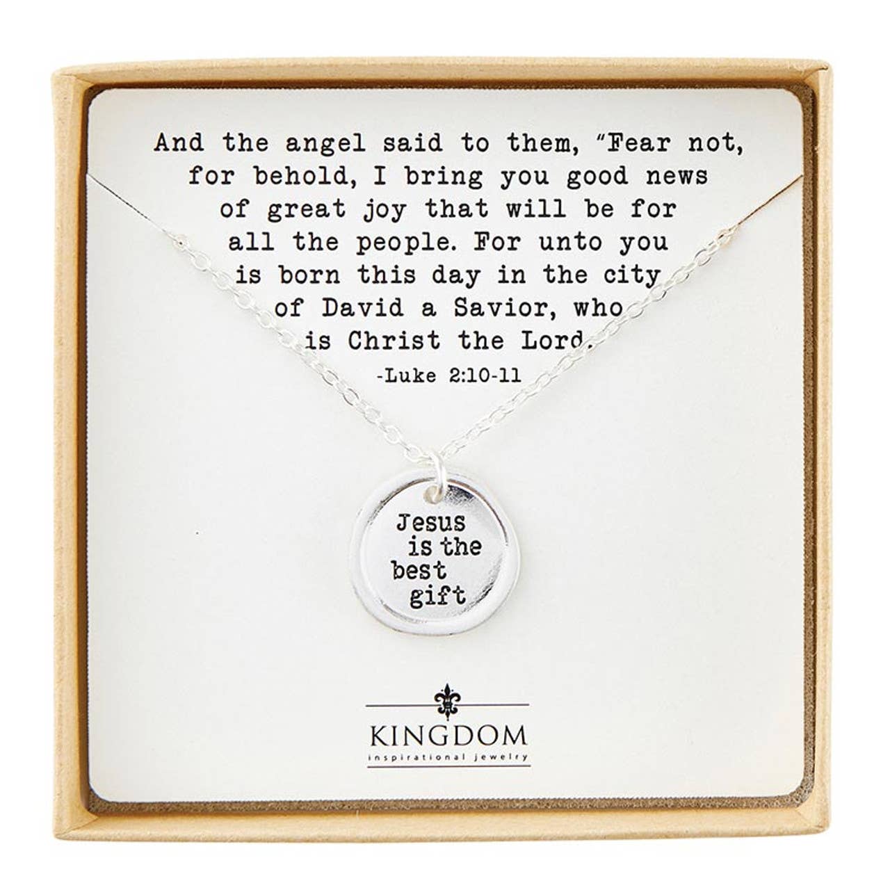 Best Gift Stamp Pendant Necklace