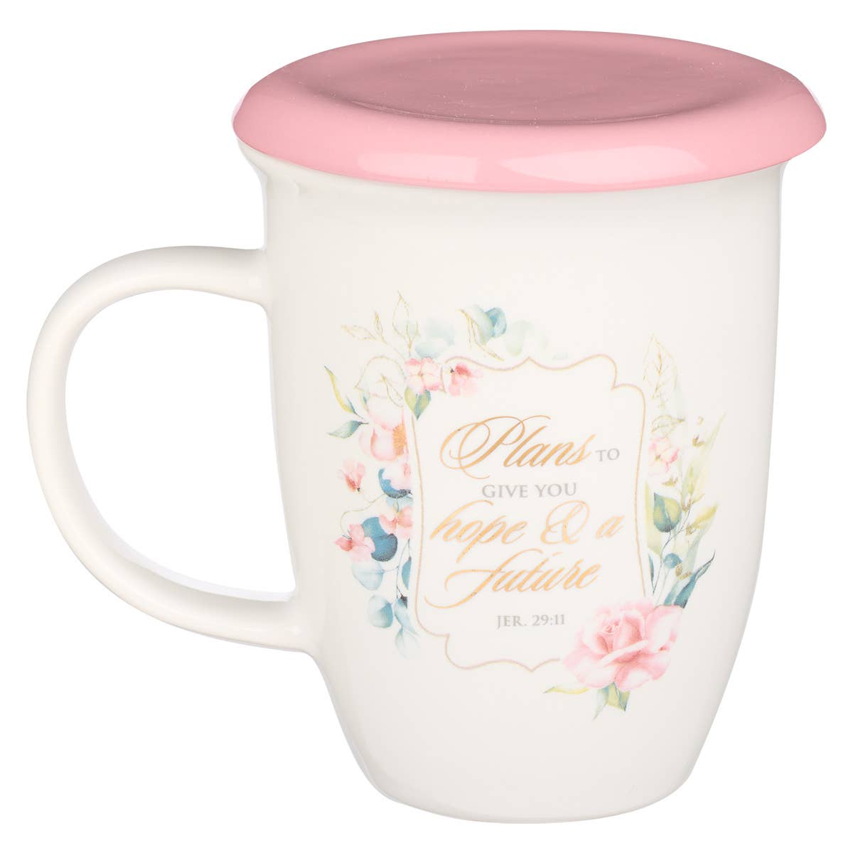 I Know the Plans Jer. 29:11 Floral Mug