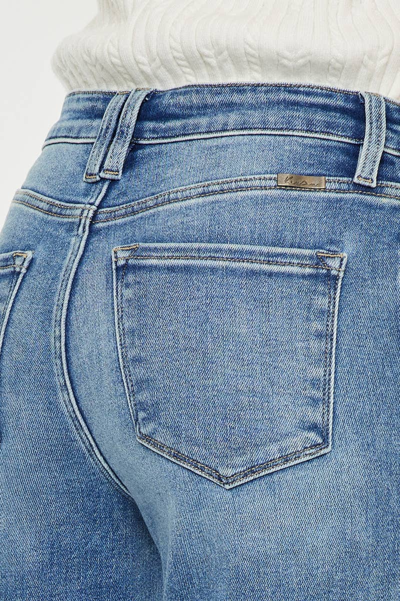 KanCan High Rise Wide Leg Flare Jeans