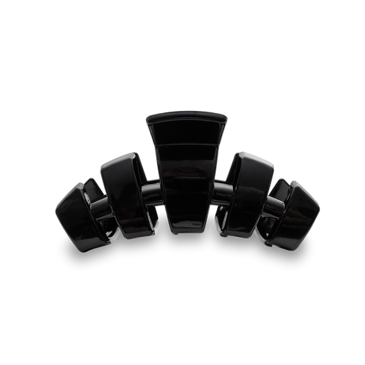 Jet Black Medium Classic Hair Clip