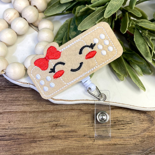 Bandaid Retractable Badge Reel