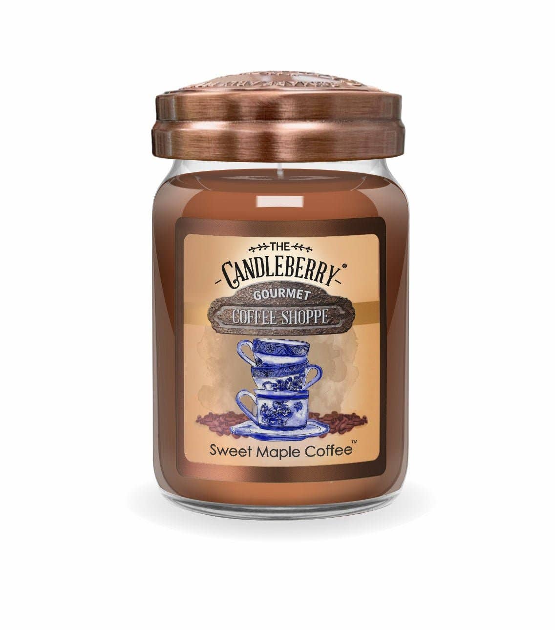 Coffee Shoppe Sweet Maple Coffee Large Jar Candle