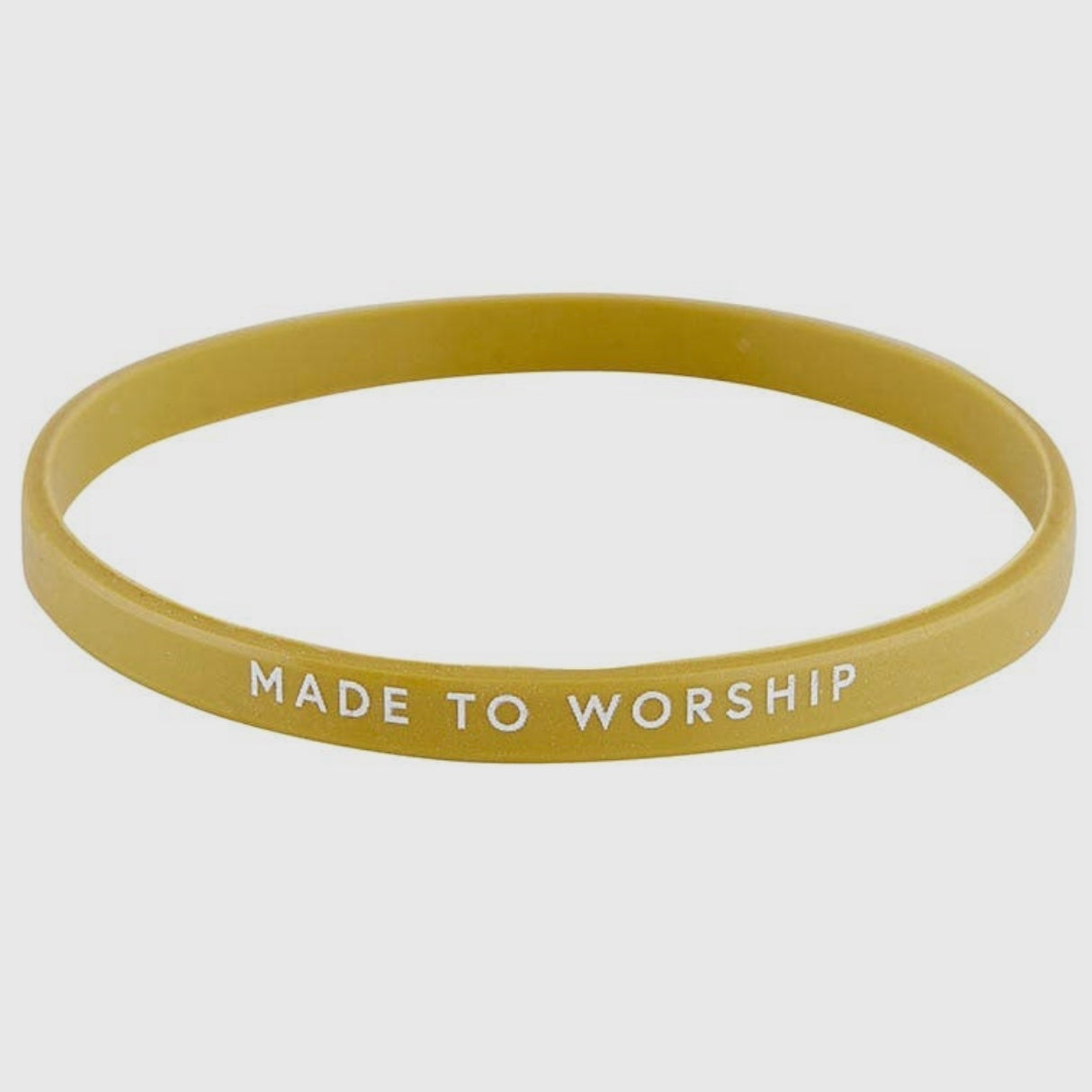 Made To Worship 4pc Silicone Bracelet Set