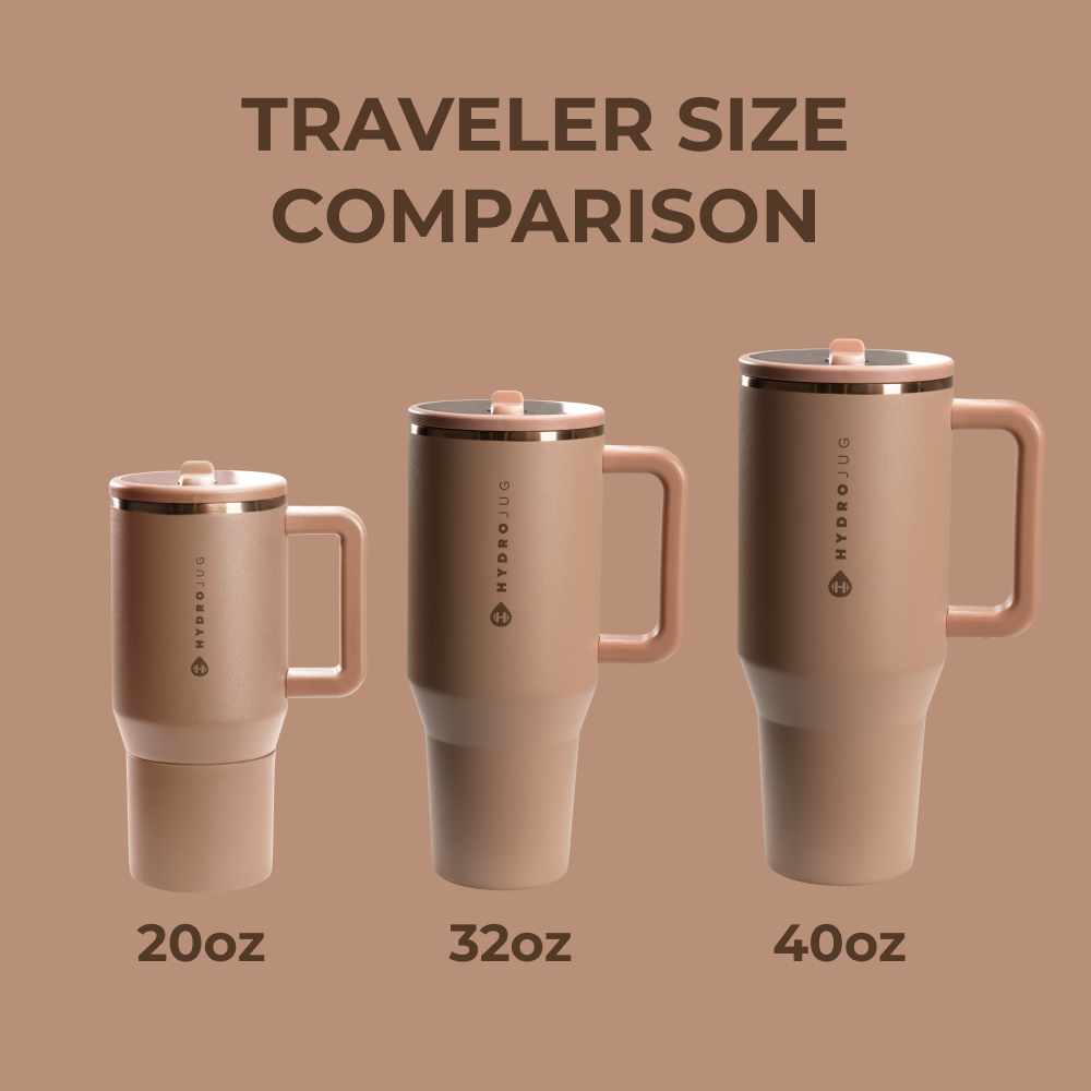 HydroJug Traveler 32oz Tumbler - Caramel