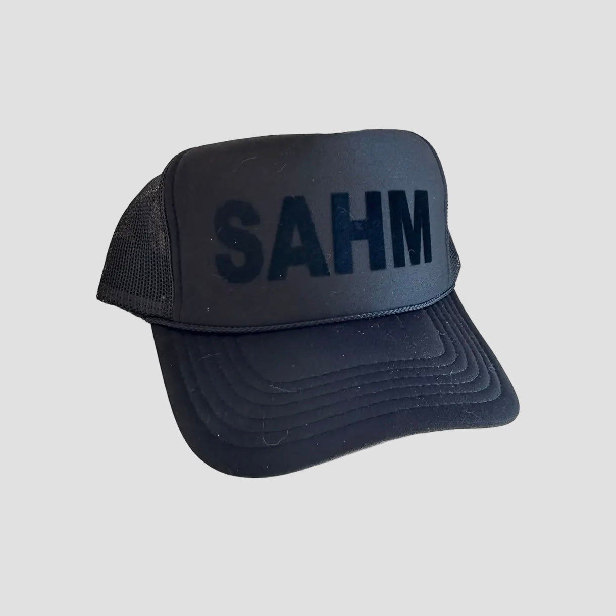 Sahm Black Trucker