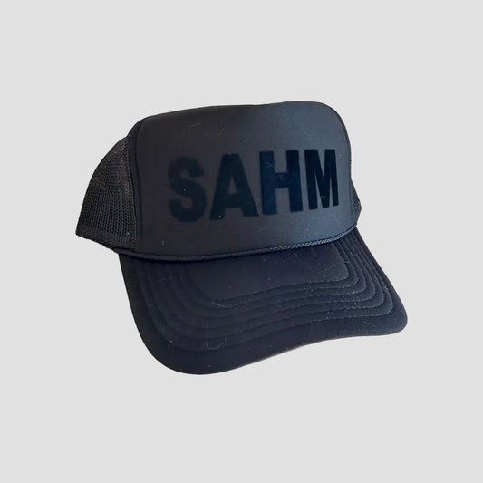 Sahm Black Trucker
