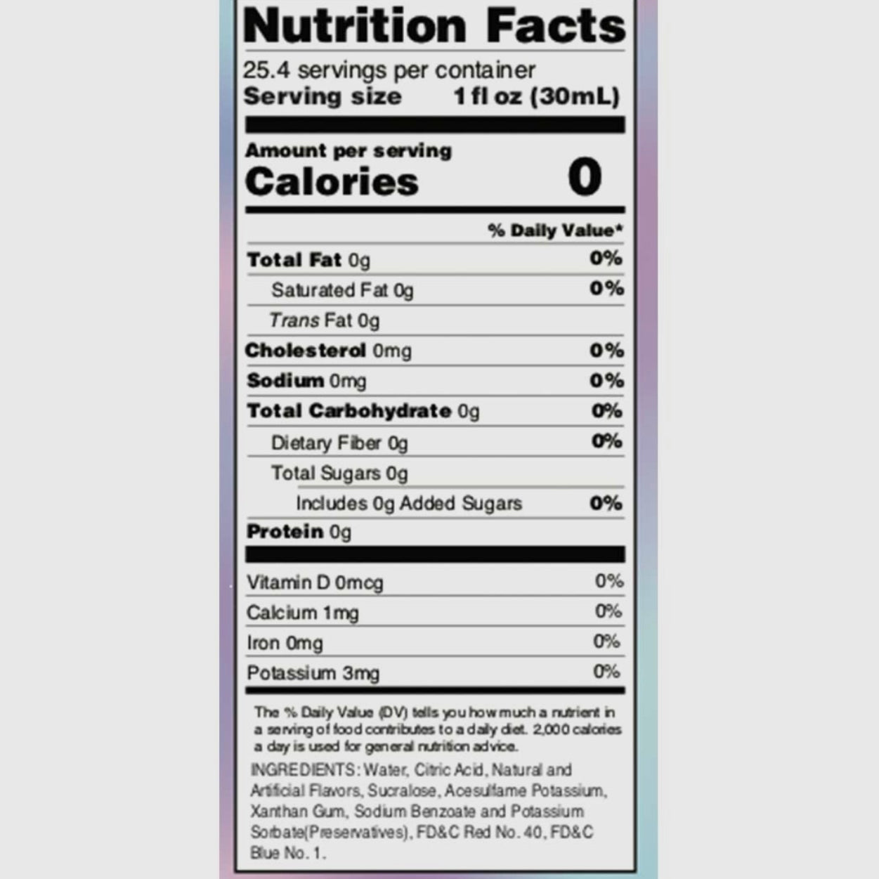Sugar Free Unicorn Syrup