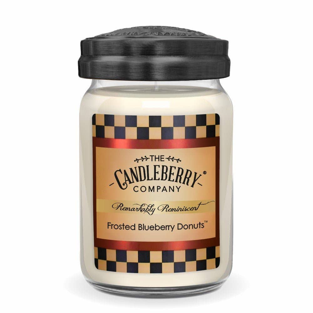 Frosted Blueberry Donuts Large Jar Candle
