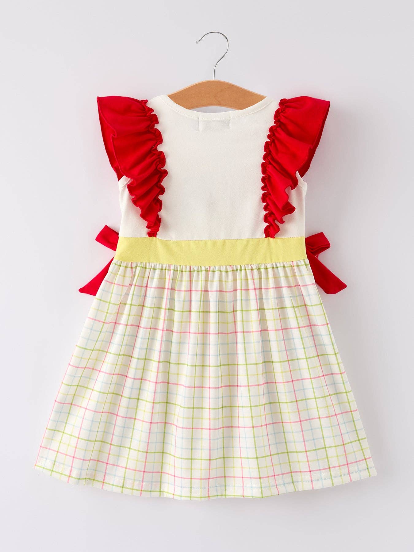 Girls Back-To-School Embroidery Dress