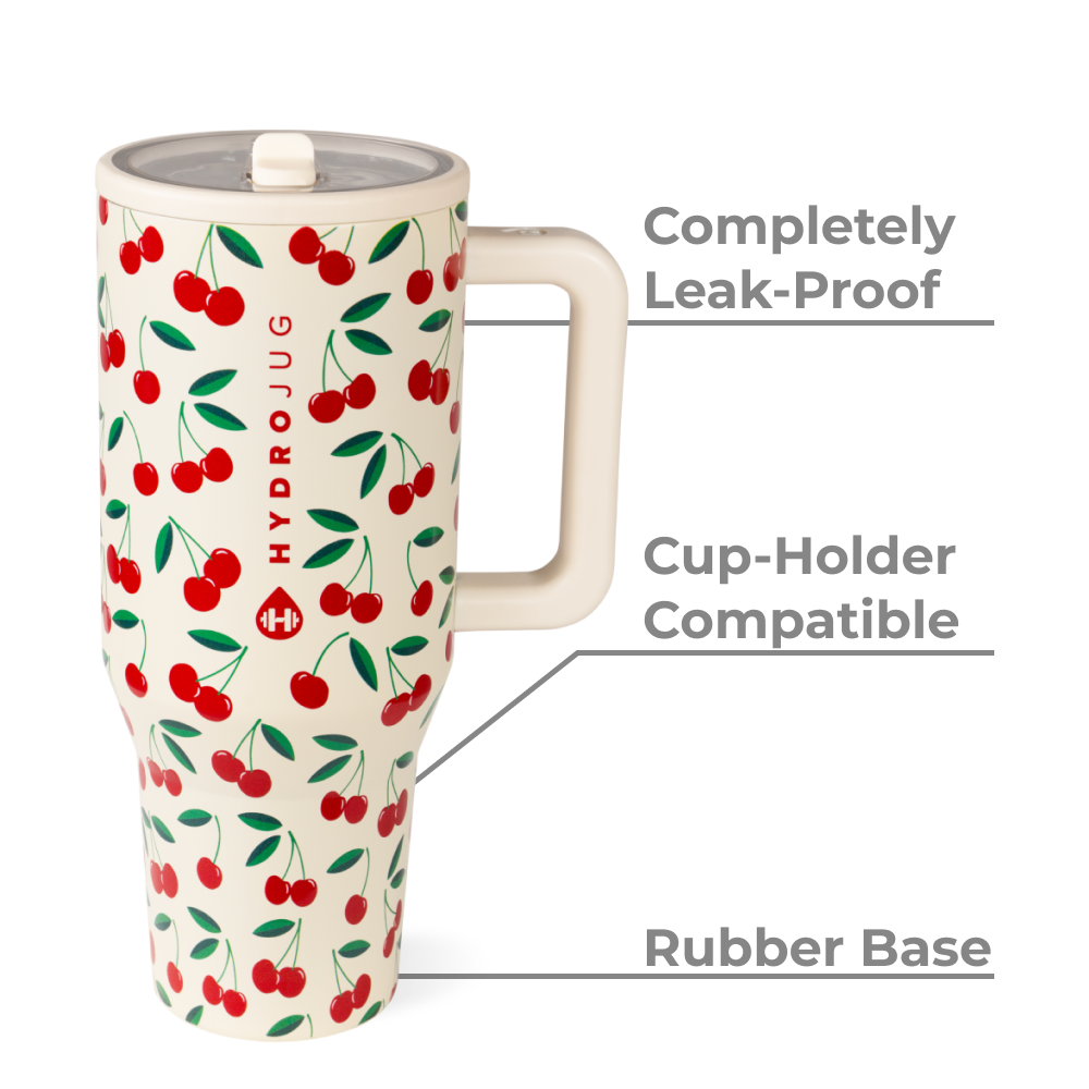 HydroJug Traveler 40oz Tumbler - Cherries