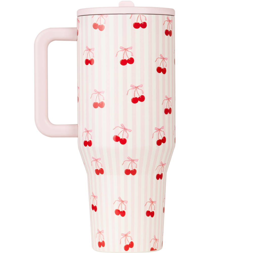 HydroJug Traveler 40oz Tumbler - Sweet Cherries