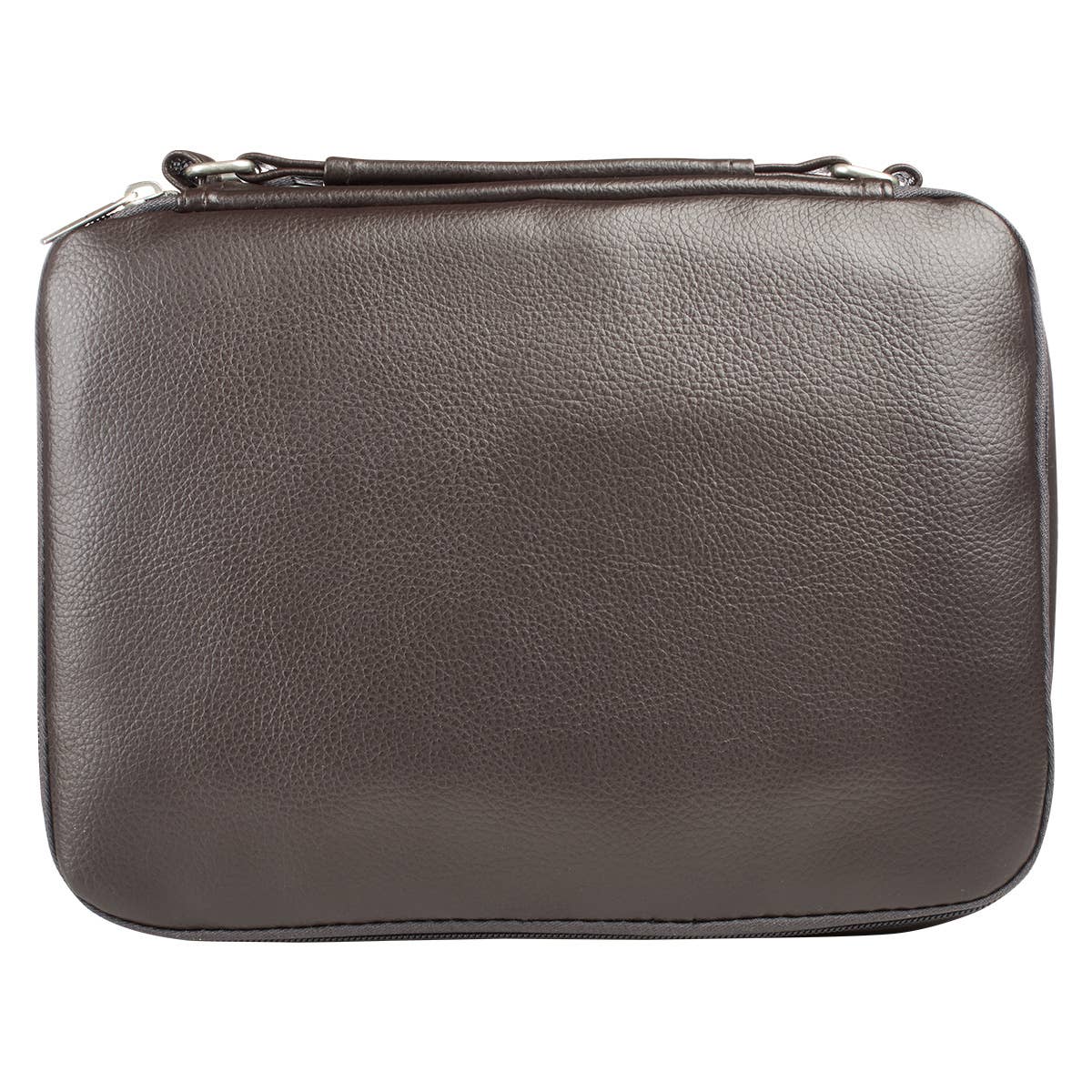 Bible Cover Organizer Two-fold Brown Ichthus Badge: Extra Large