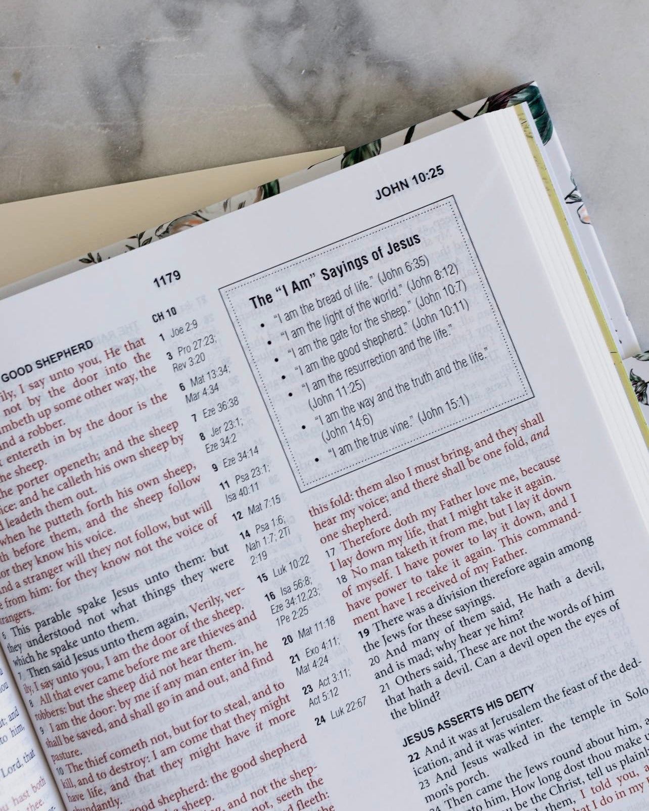 KJV Cross Reference Study Bible - Magnolia Blossom