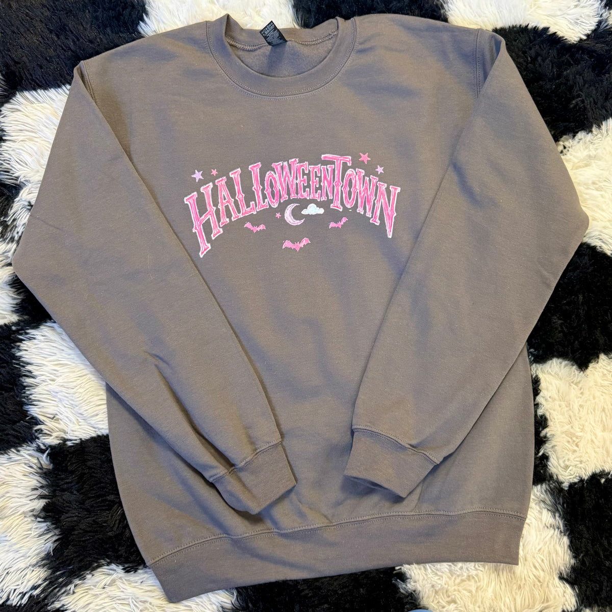 Halloween Town Graphic Crewneck Sweatshirt