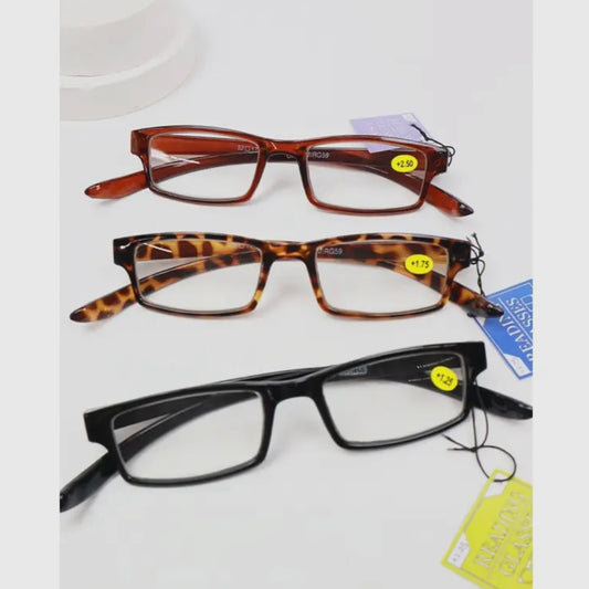 Assorted Acrylic Square Reading Glasses