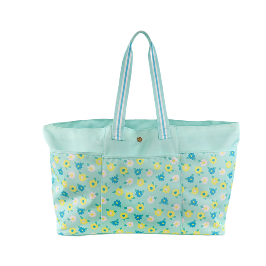 Simply Southern Beach Tote in Flower Print