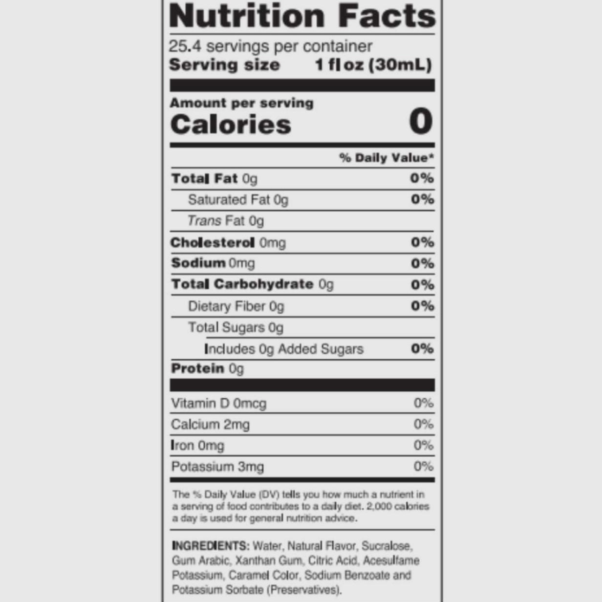 Sugar Free Chai Syrup