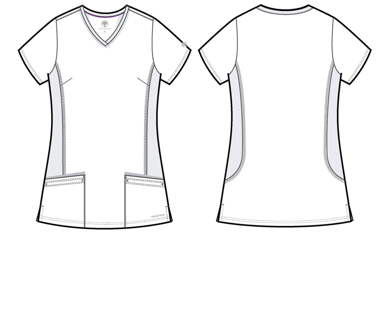 Healing Hands Juliet Top in Black