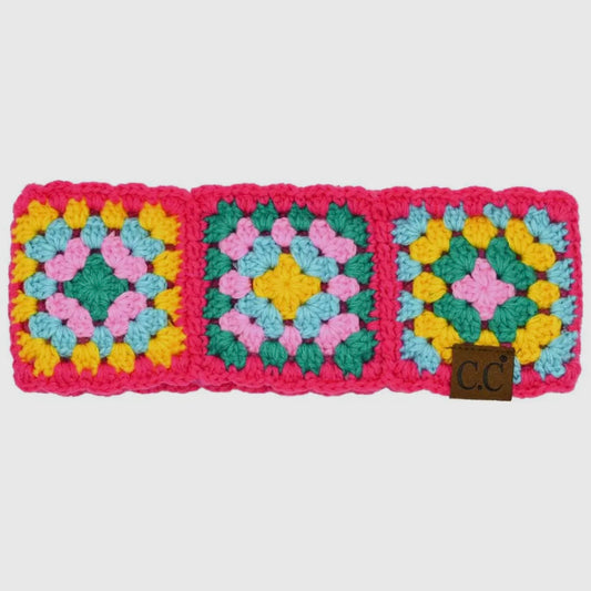Fuchsia Jessie Fuzzy Lined Crochet
Head Wrap