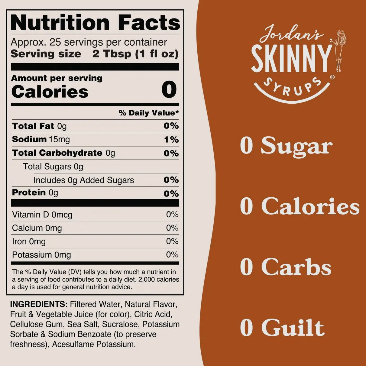 Sugar Free Chocolate Salted Pretzel Syrup