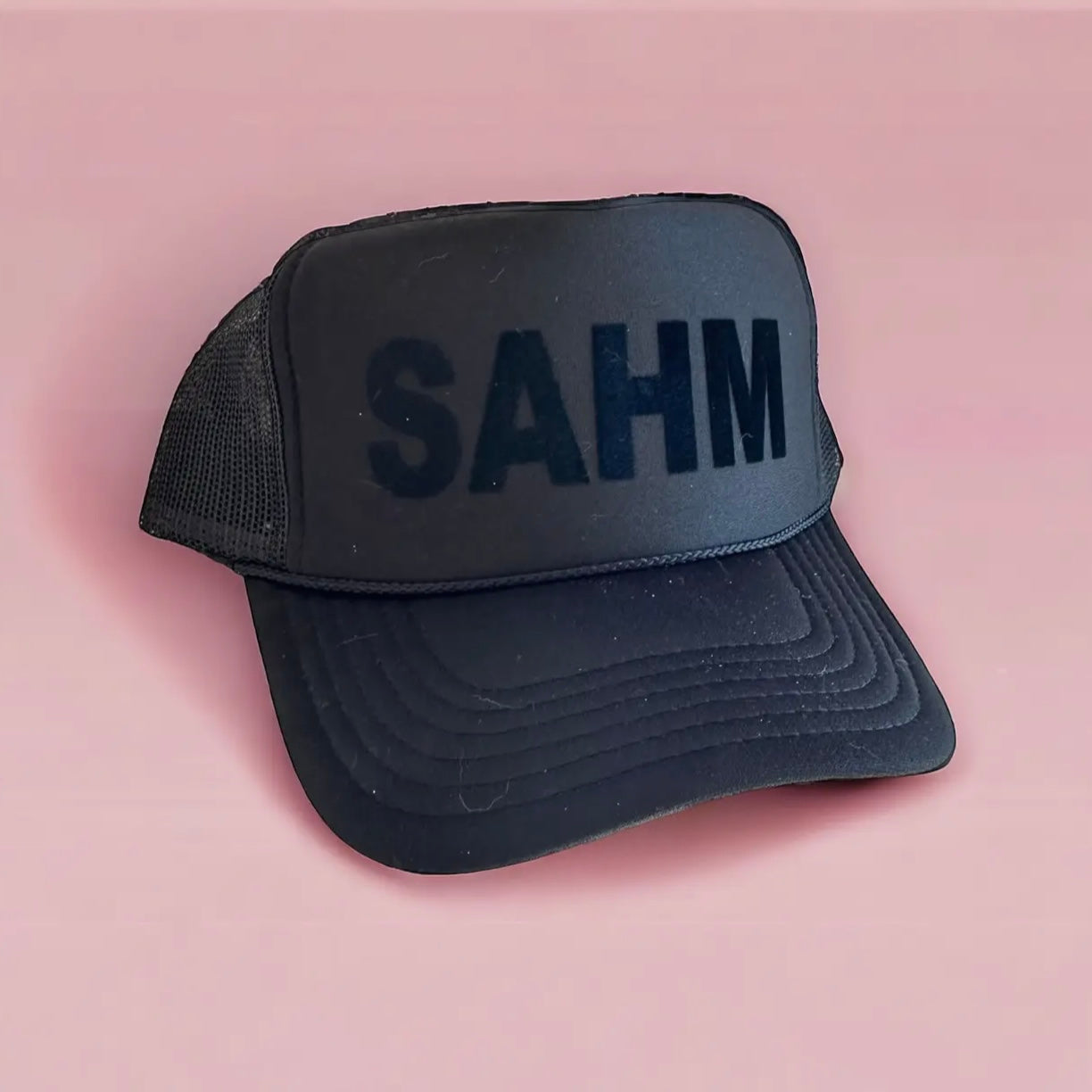 Sahm Black Trucker