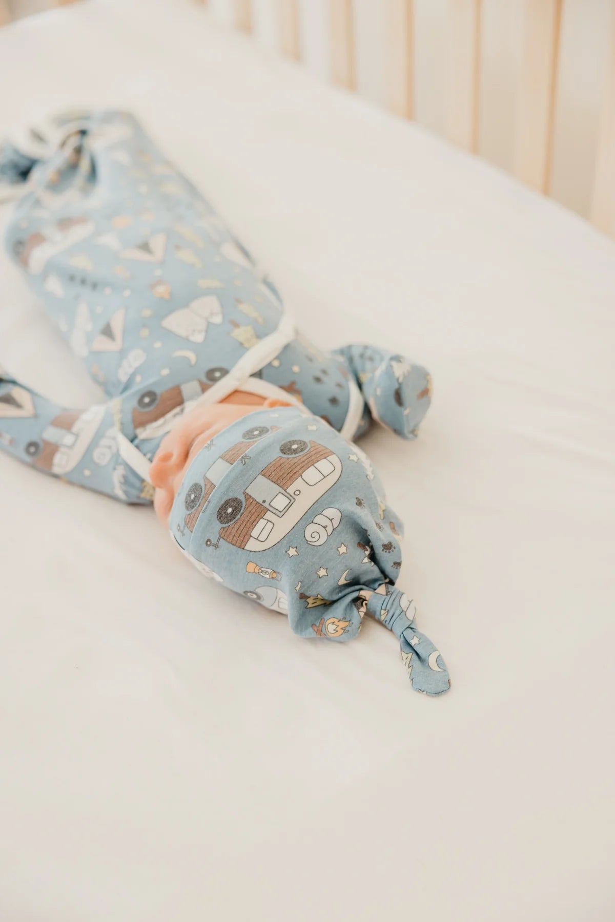 Copper Pearl Bridger Top Knot Hat 0-4mo
