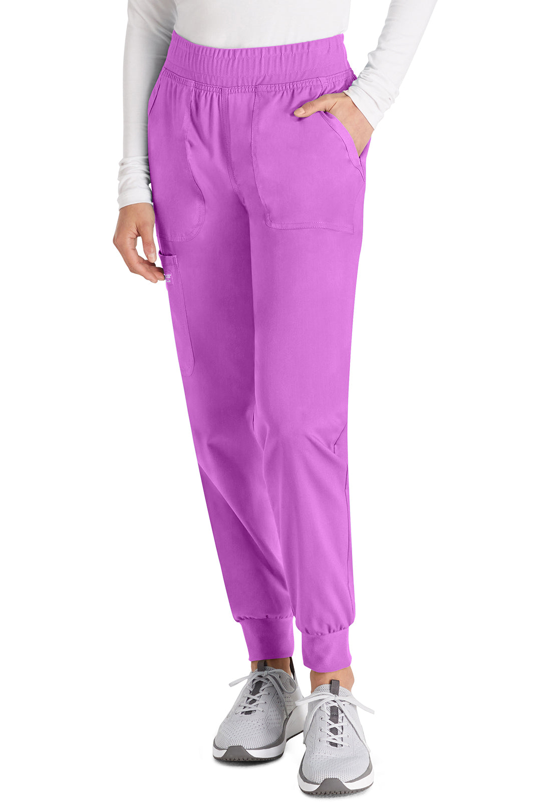Cherokee Workwear Mid Rise Jogger in Sweet Berry WW115 SVBB
