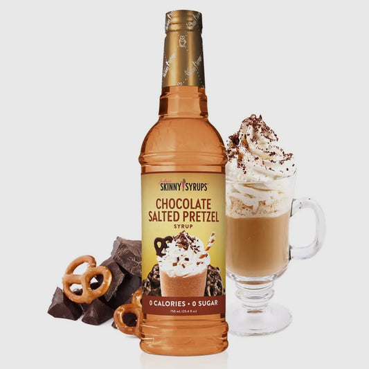 Sugar Free Chocolate Salted Pretzel Syrup