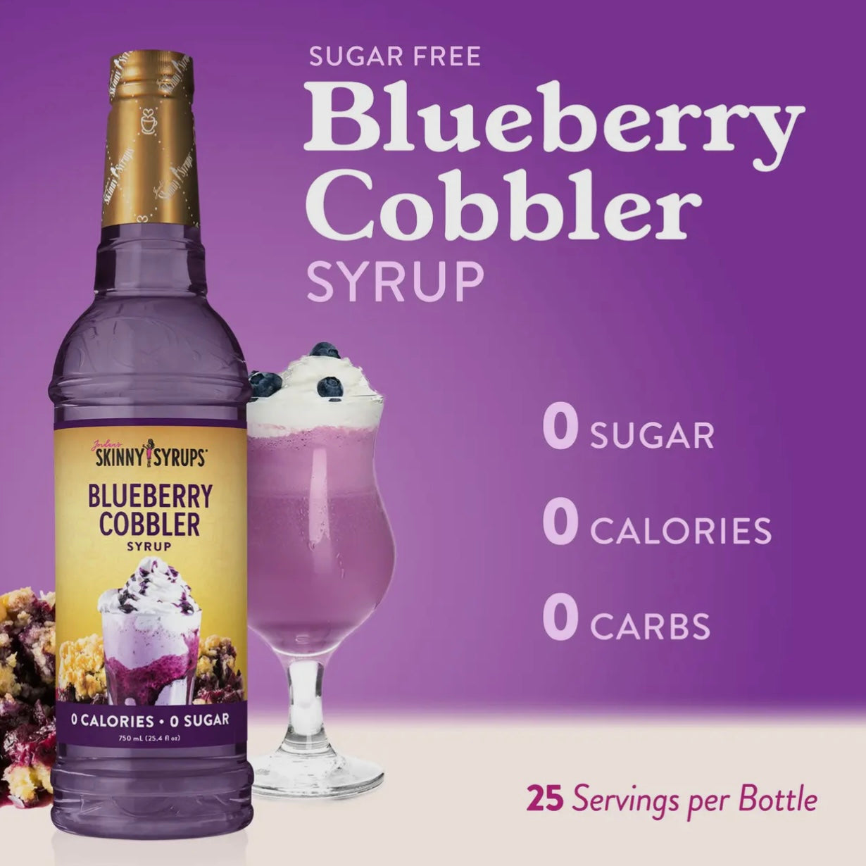Sugar Free Blueberry Cobbler Syrup