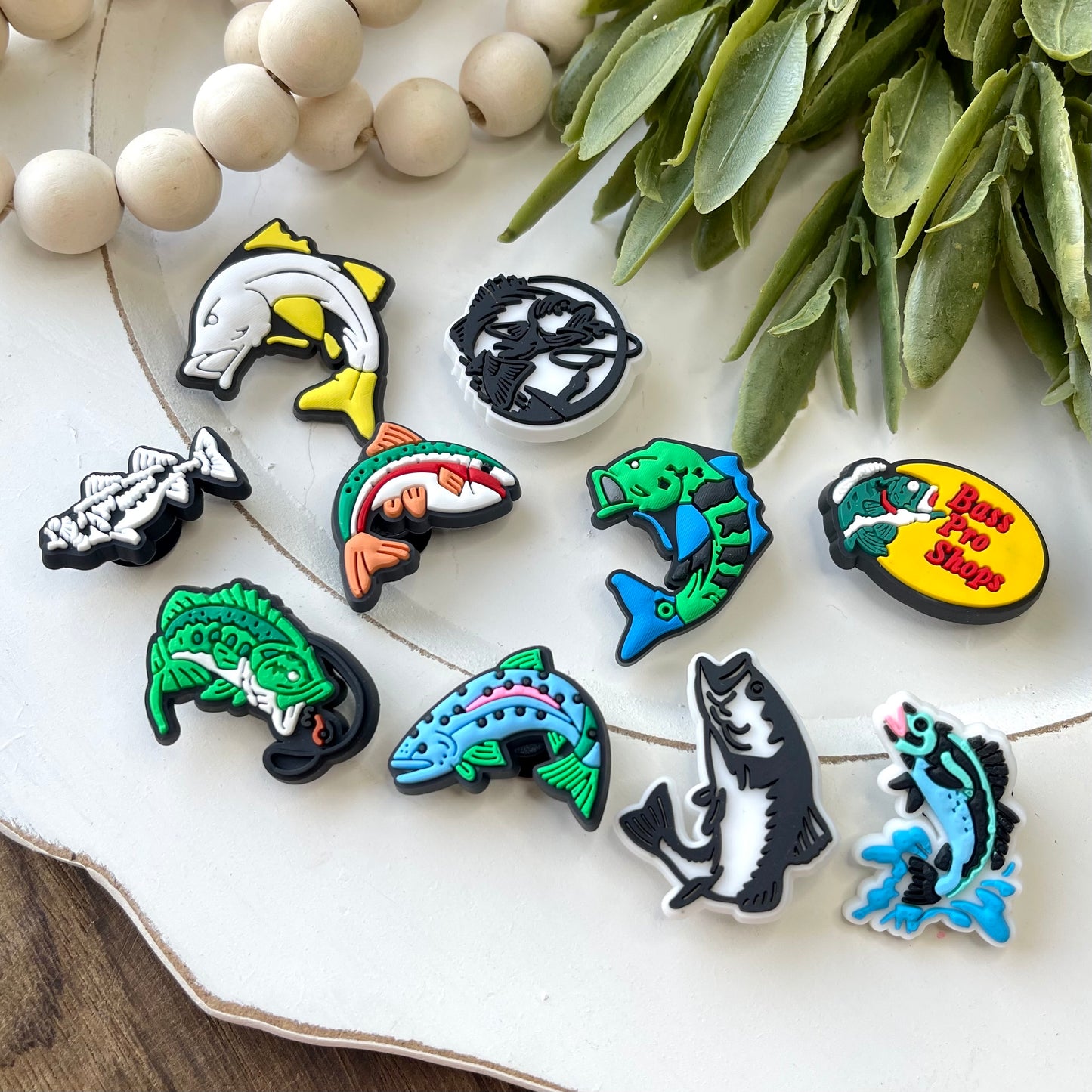 Fish Shoe Charms