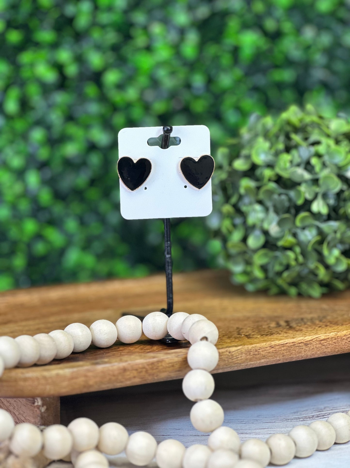 Studded Heart Earrings