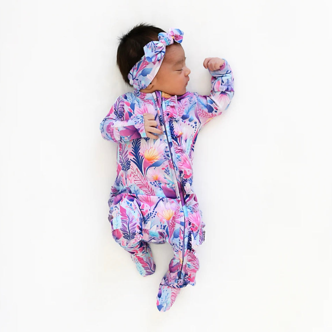 Gigi and Max Ayla Floral Ruffle Zip