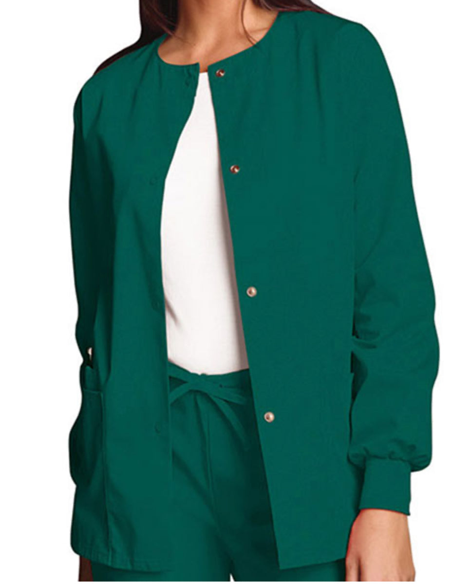 Women’s Cherokee WW Revolution Snap Front Jacket-WW310-Hunter