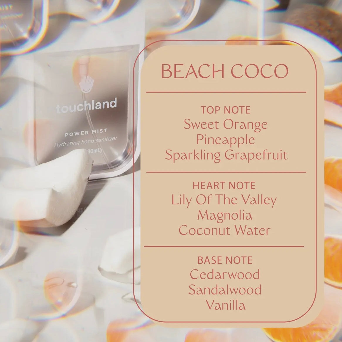 Touchland Power Mist - Beach Coco Spritz
