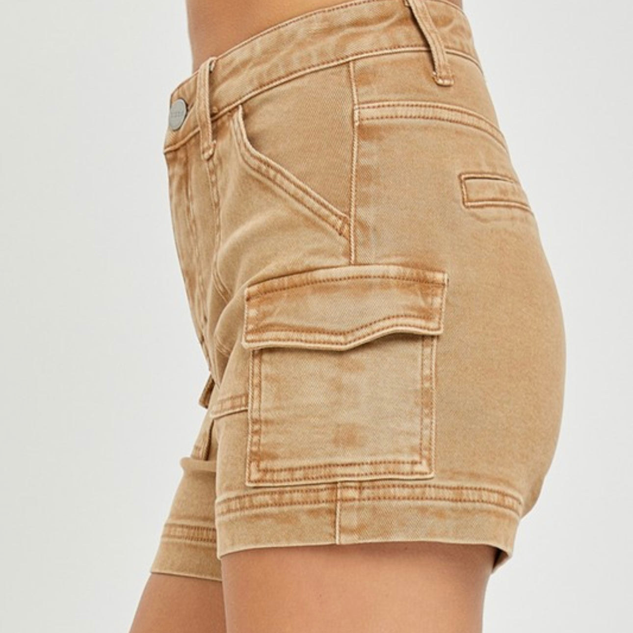 Risen High Rise Cargo Shorts