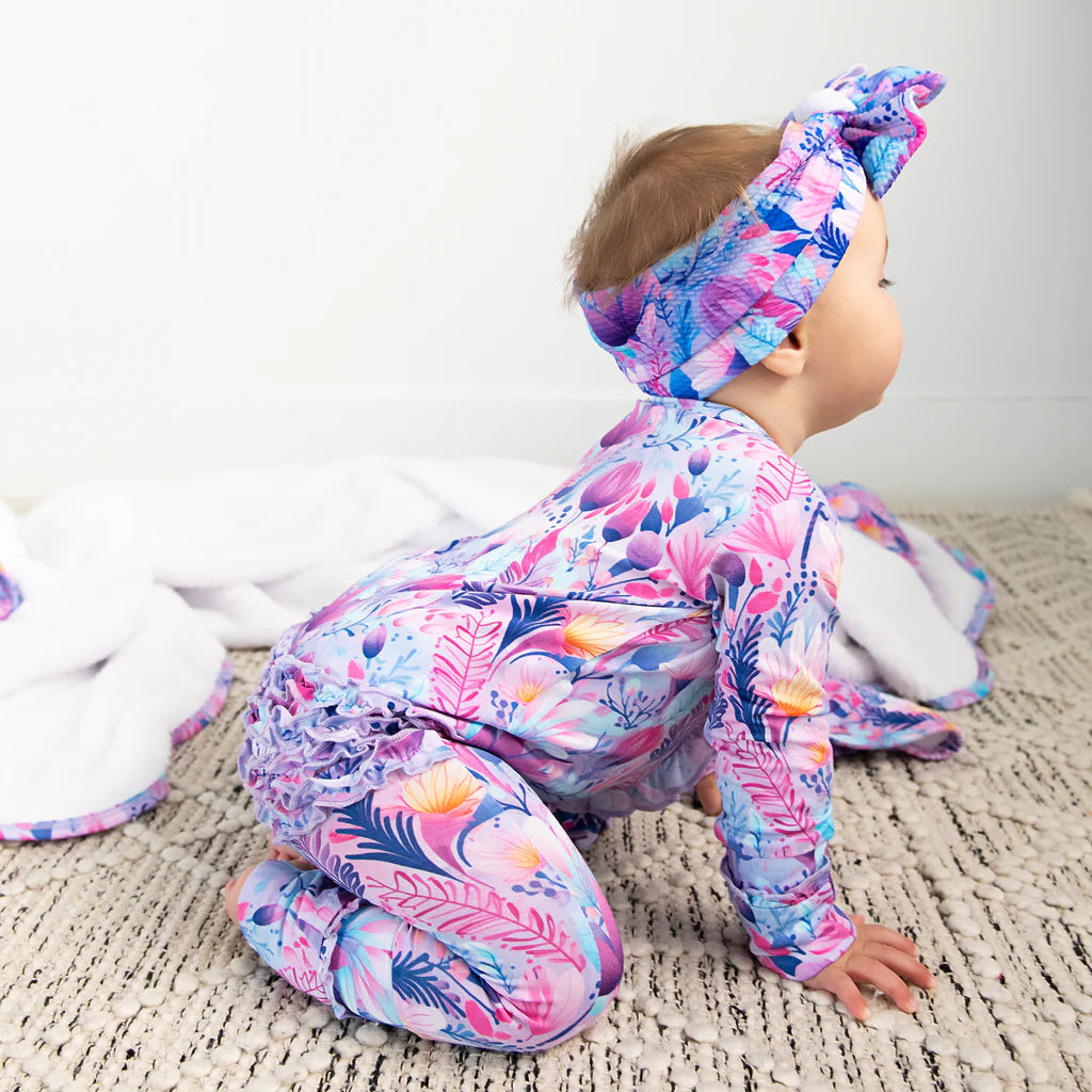 Gigi and Max Ayla Floral Ruffle Zip