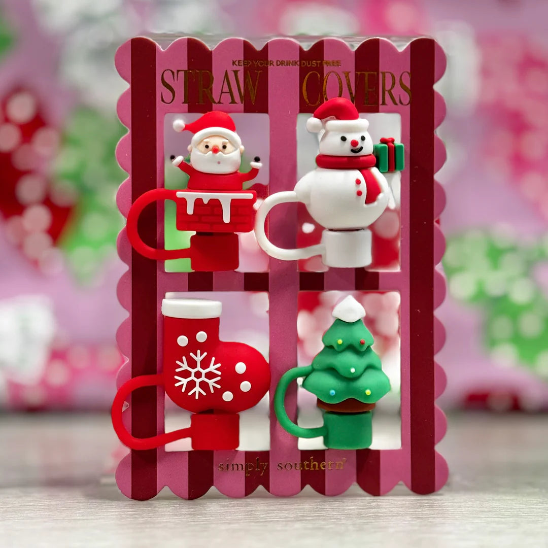 Simply Southern Holiday Straw Covers