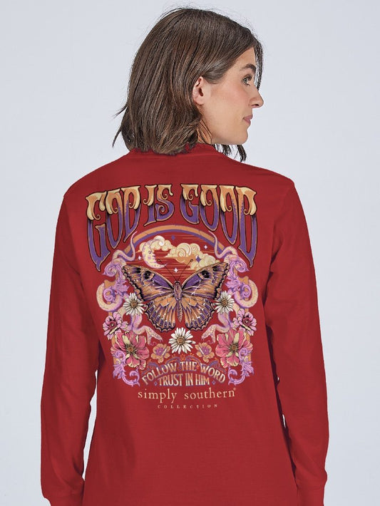 Simply Southern God is Good Long Sleeve Shirt