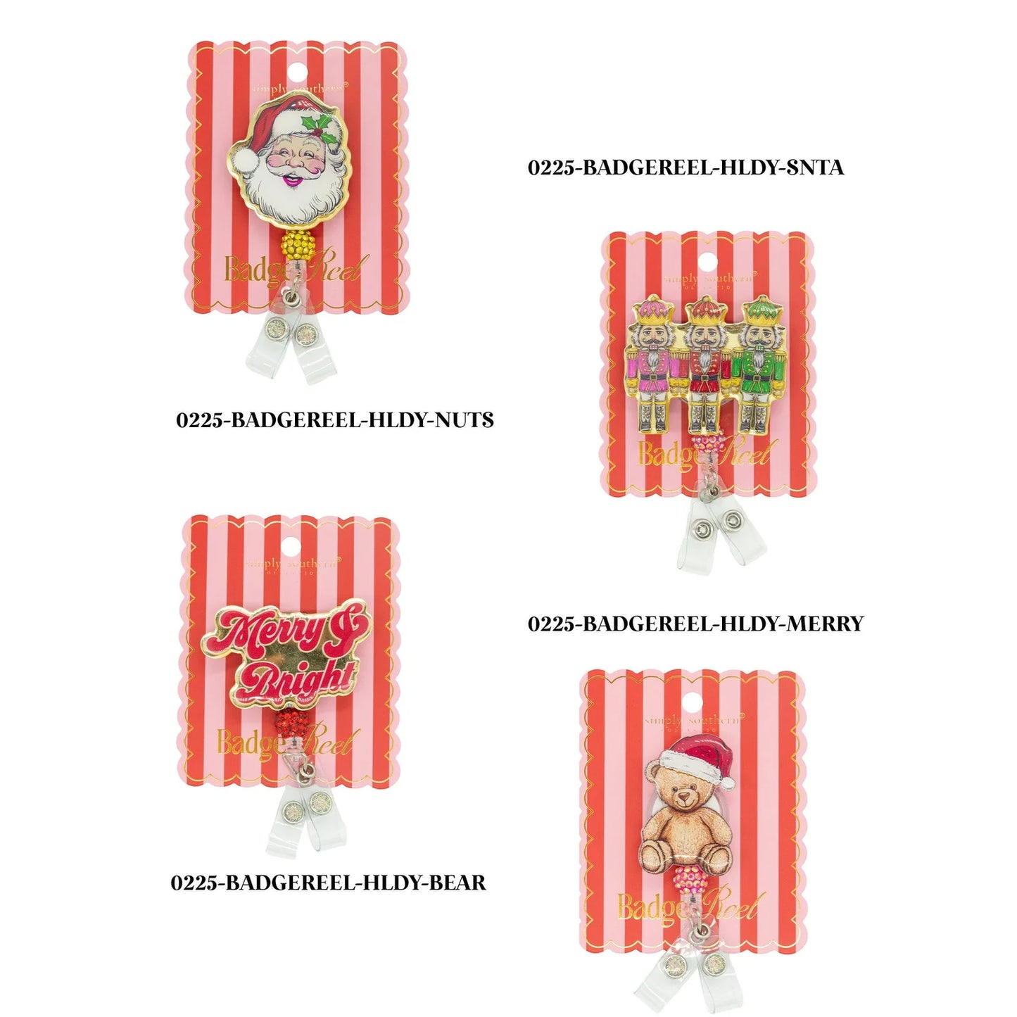 Simply Southern Holiday Badge Reel