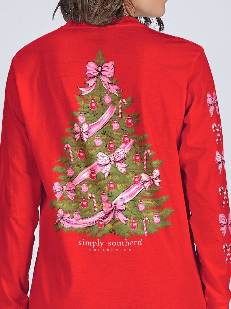 Simply Southern Christmas Tree Long Sleeve Shirt
