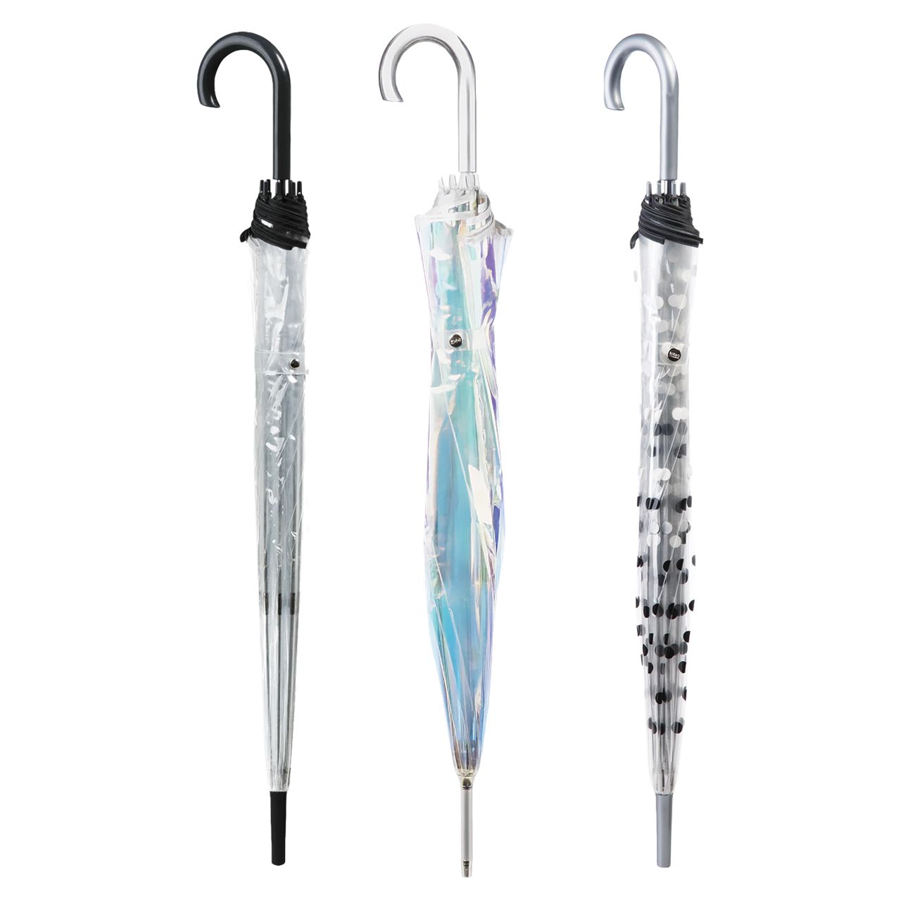 36” Totes Dome Shape Clear Umbrella 52”