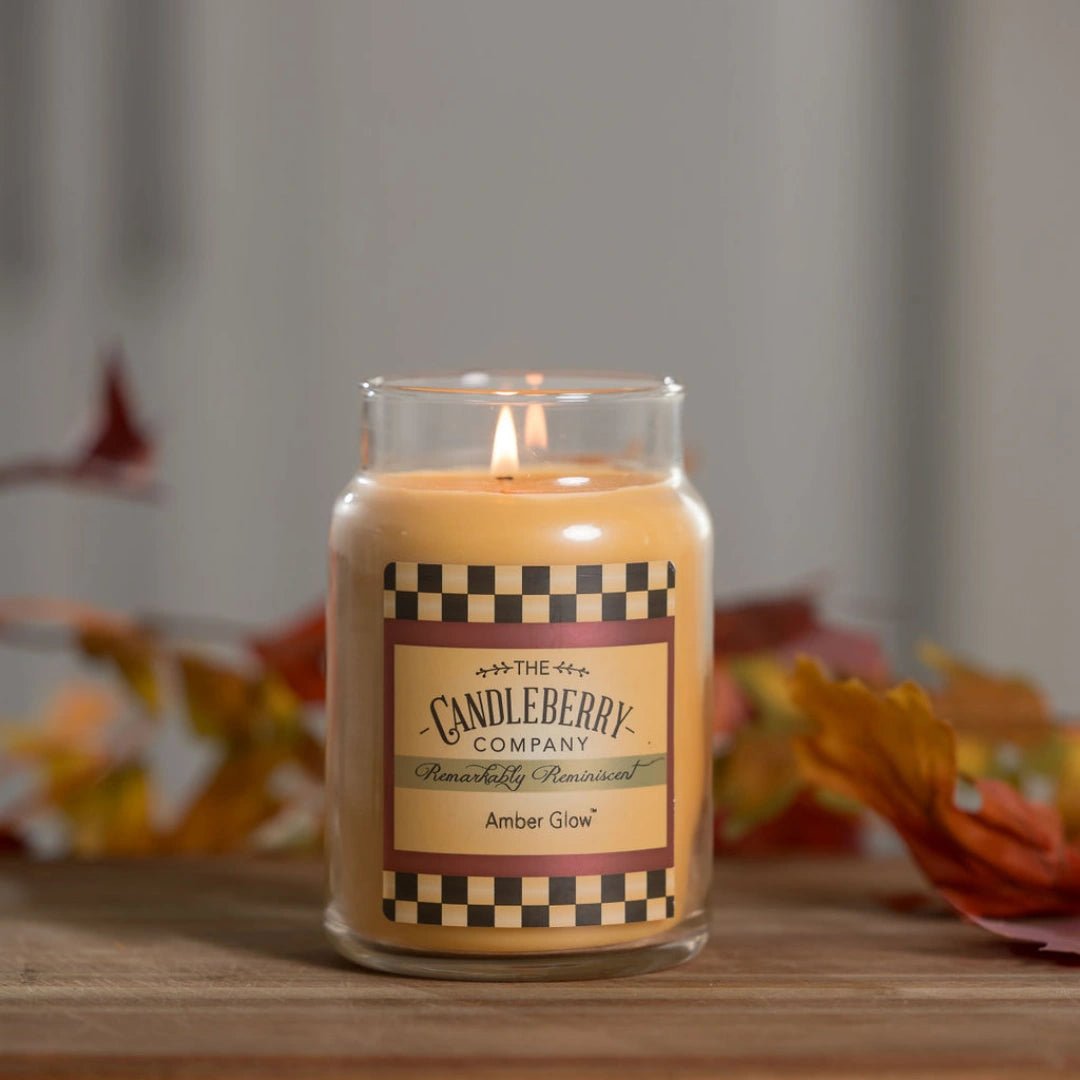 Candleberry Amber Glow Large Jar Candle