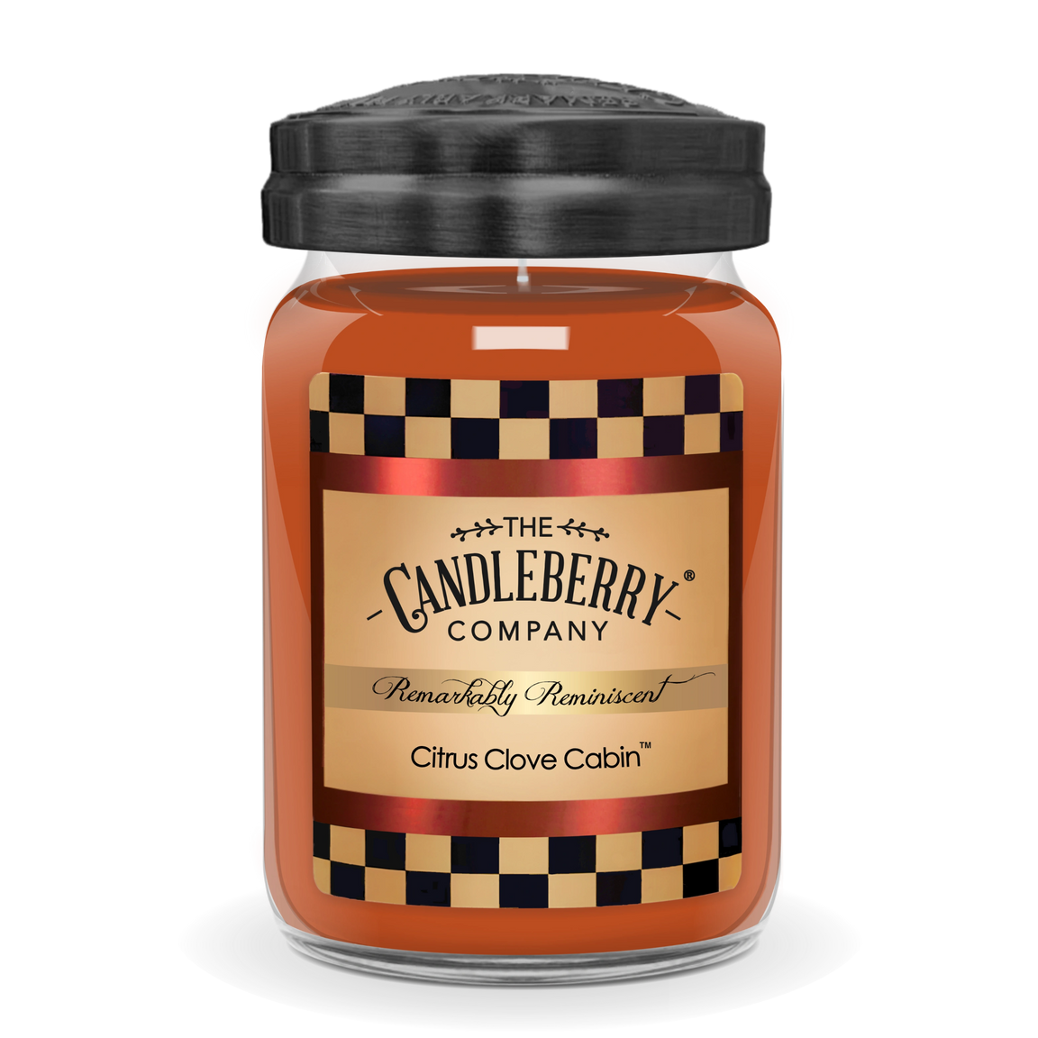 Candleberry Citrus Clove Cabin Large Jar Candle