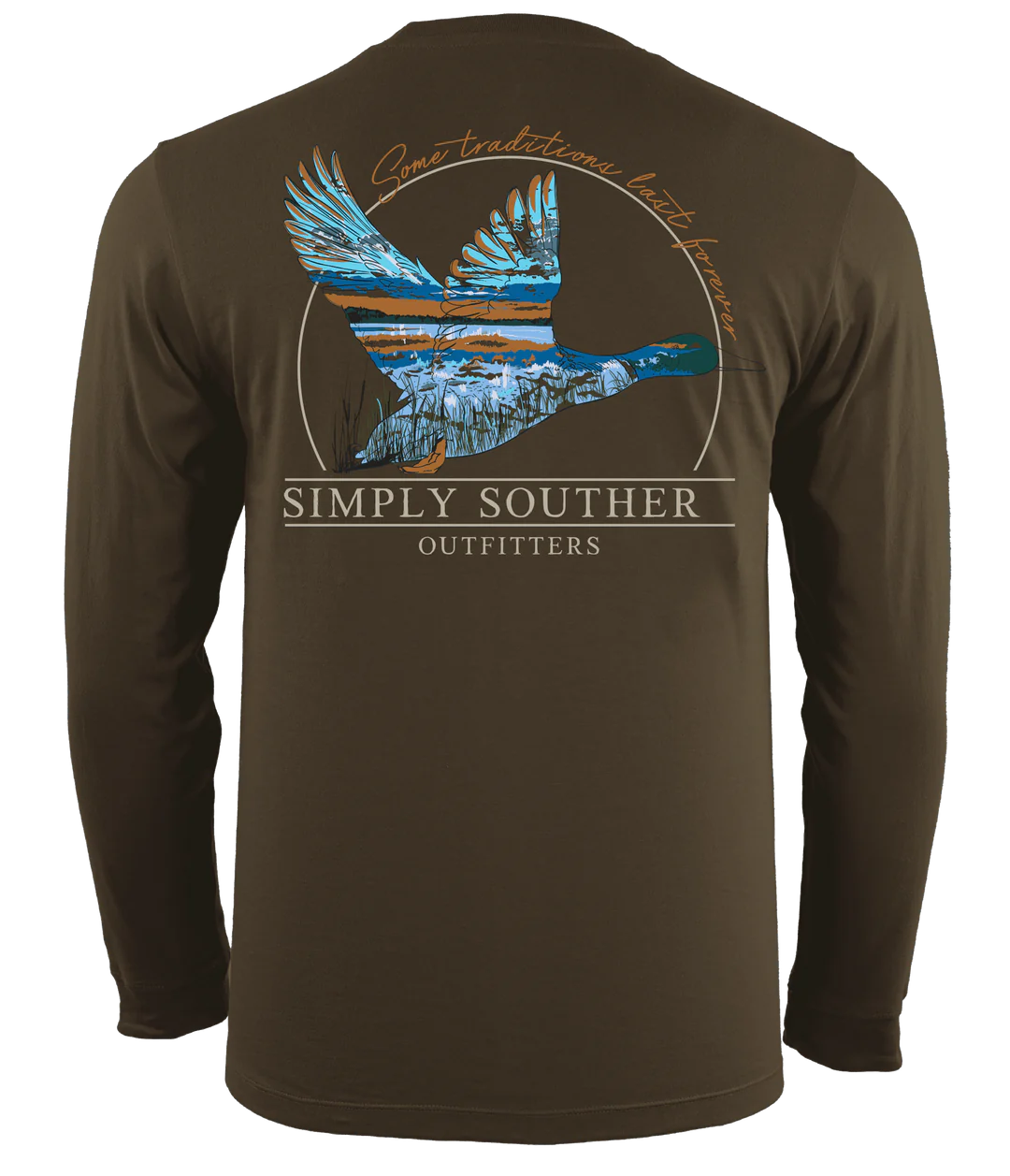 Men’s Simply Southern Duck Long Sleeve Shirt